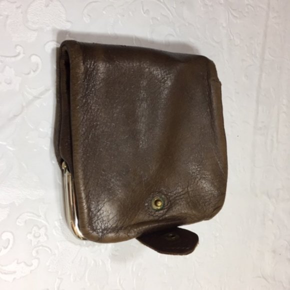 VINTAGE 70's Genuine Deerskin Wallet Coin Purse Combo Western Southwestern SOFT - Picture 8 of 14